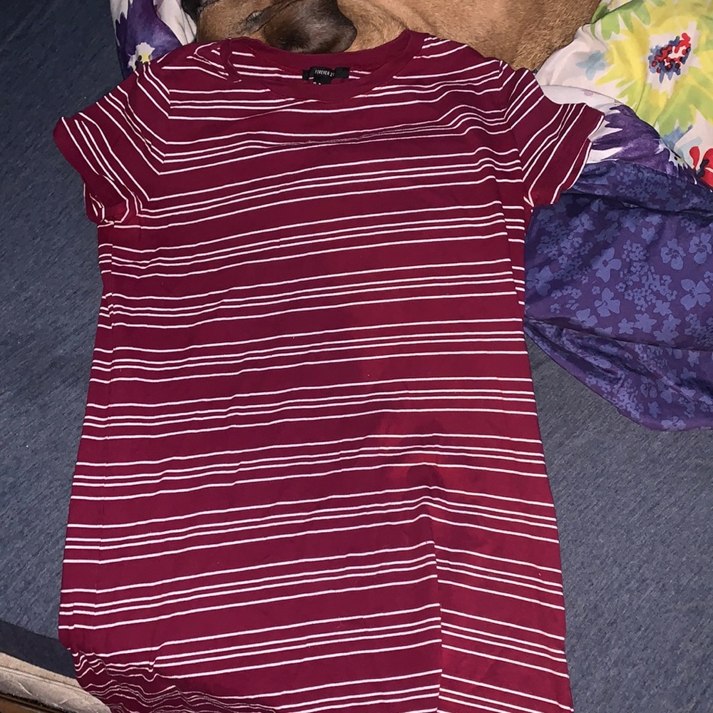 Red Striped Dress